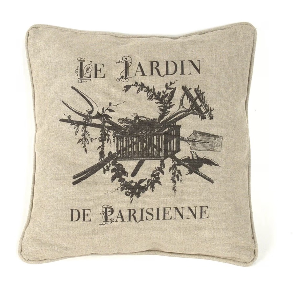 ZENTIQUE "Le Jardin De Parisienne" French Pillow Cover